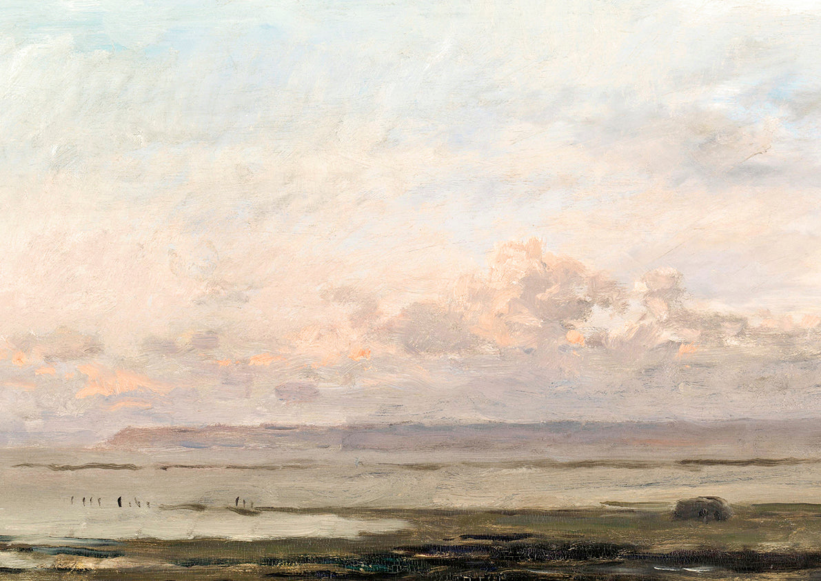 a fine art print of a beach landscape