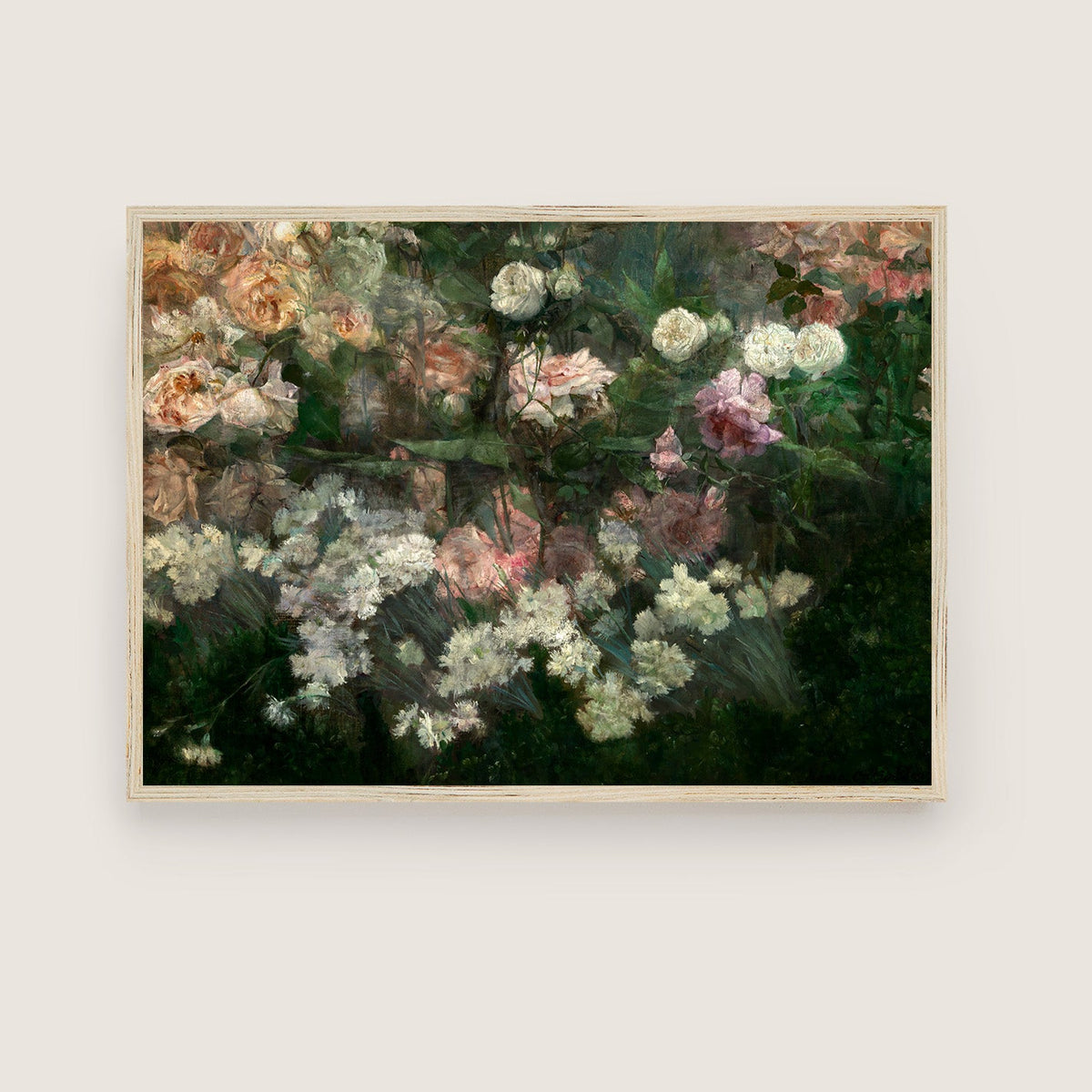 Rose Garden in Full Bloom: Fine Art Print